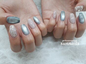 サンネイルズ(sun nails)/2本アート