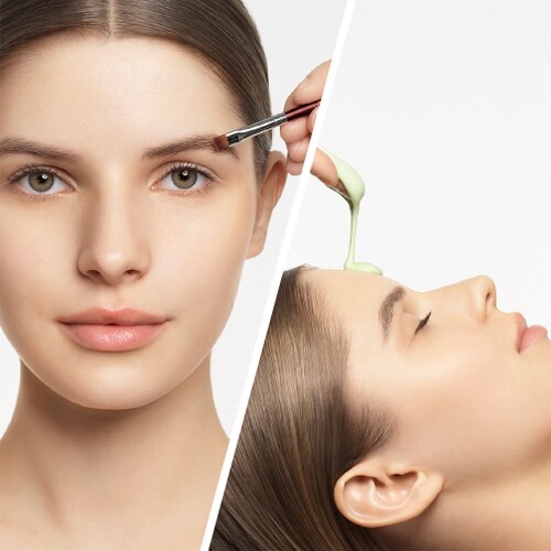 【再来店・前施術1年以内】アイブロウトリートメント+額ケア｜新宿 眉毛