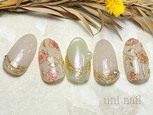 ウニネイル(uni nail)/サンプルデザイン　リッチ