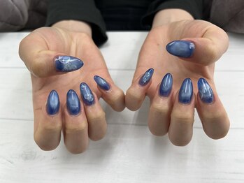 ネイルダウン(NAIL DOWN)/シャボン玉ネイル