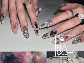 ハコプラスネイルズ 表参道 渋谷(Haco+ Nails)/Kurumi | スカルプデザイン