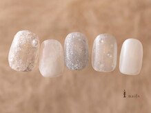 アイネイルズ 吉祥寺店(I nails)/スノーホワイトキラキラ