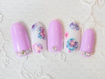 エステティックアンドネイル ローズ(ESTHETIC&NAIL Rose)/爽やか水彩フラワーデザイン