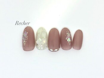 ネイルサロンリシェ 烏丸御池(Recher)/シェルの定番デザイン
