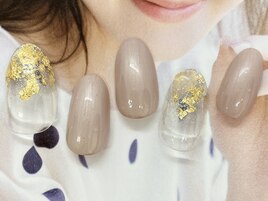 【￥6490】金箔ネイル