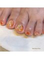 アイネイルズ 池袋店(I-nails)&nbsp;フットもニュアンスネイル可愛いです♪