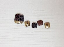 ティーエヌ 名古屋矢場町店/フット　デザインネイル￥6980