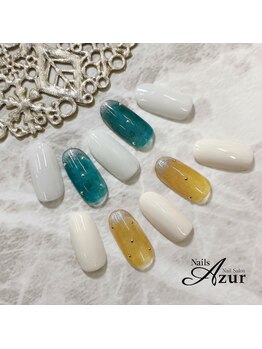 ネイルズアジュール アピタ新潟西店(Nailz Azur)/ハンド　定額デザインBコース