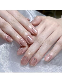 木にいる 錦糸町/ワンカラ+10粒ストーン