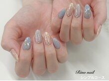 リノ ネイル(Rino nail)/spring flower art　70529