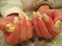 アロアロネイル(aloalo nail)/夏！プルメリアアート