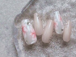 フラワー/ワンカラー/エアジェル