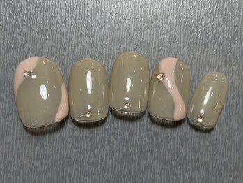 アイ ネイルズ 天神店(I nails)/湾曲ニュアンス　￥6500