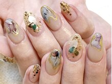 ネイルマジック 仙台一番町店(NAIL MAJIC)/ニュアンス天然石ネイル☆オ-ダ-