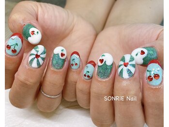 ソンリエ 青竹店(SONRiE)/メロンソーダネイル!