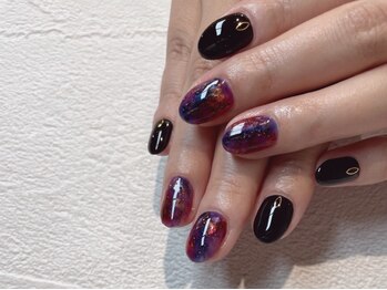 オーク 戸塚(OAK)/クリアカラー タイダイネイル