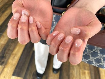 サンカリネイル バイ ヴァラ 新居浜 船木店(sankari nail by VALLA)/オフィスに溶け込むナチュラル系