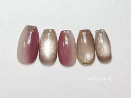 マグネット　縦グラ　春ネイル