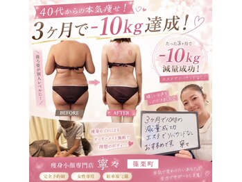 寧々/3カ月で、マイナス10kg達成