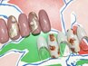 【ハンド】毎月デザイン変わるジェル定額/ちょっぴりデザイン60分¥9900
