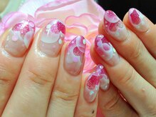 ネイルサロン エルミタージュ(Nail Salon Hermitage)の雰囲気（ジェルネイル:¥10476　エアブラシでのアートもOK☆）