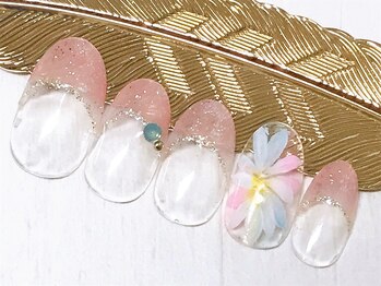 ネイルズガッシュ 武蔵小山店(NAILsGUSH)/*シフォンフラワー*