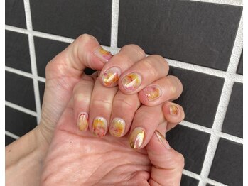 シーネイル(c' nail)/水彩じゅわじゅわ nail