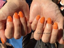 スエルテ ネイルサロン 北千住店/ちゅるんオレンジ ¥6000