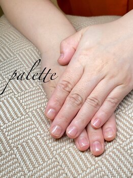 パレット(palette)の写真/【指先ハンドケア ¥2800】爪の乾燥が気になる方にも◎健康的な自爪を育成し、美しい指先へ導きます♪