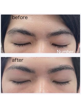 ナンバー(Number.)/アーチデザイン★【メンズ眉】