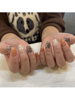 キャンアイドレッシー 前橋小相木店(Can I Dressy)/カフェラテ×アニマルデザイン