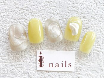 アイネイルズ 梅田店(I nails)/マットマグネットシェル¥7700