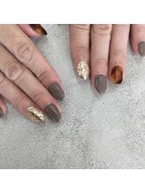 クレア(CLEA)/べっ甲ネイル