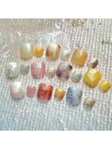 ネイルサロン結/FOOTニュアンスデザイン