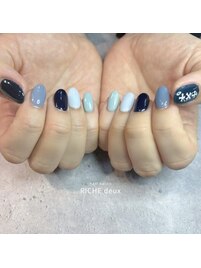 推しブルーネイル
