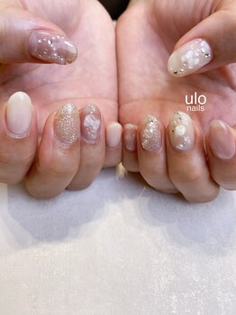 ウロネイルズ(ulo nails)/パールやバラおまかせデザイン
