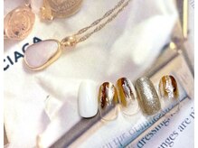 フルールソンネイル(fleur son nail)/９月定額シンプルアート