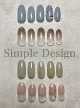 ノンノガーデン フォーネイル 札幌大通店(non-no garden for nail)/4月シンプルデザイン