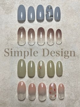 ノンノガーデン フォーネイル 札幌大通店(non-no garden for nail)/4月シンプルデザイン