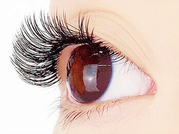 ビューティーサロン シュクレ大垣店(beauty salon shucre)/Wフラットラッシュ（横から）