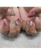 エクレ(ecle)/大理石ネイル