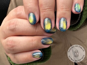 ネイルズガッシュ 溝の口店(NAILs GUSH)/マグネット/シンプル/キラキラ