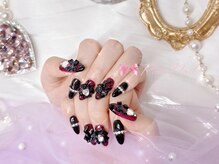 ワンホンネイル 新宿(Rumi Nail)/フレンチ/ワンホン/キラキラ