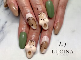 H-682可愛いリスネイル