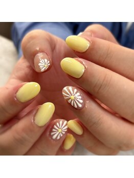 ルート12/手書きぷっくりフラワー