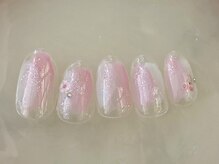 ネイルサロン フローリア(nail salon Florir)/ピンクの桜ネイル