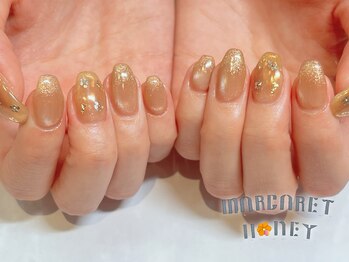 マーガレットハニー 本八幡/うるうる秋のマグネットネイル