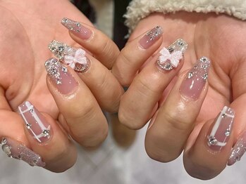 ハニの写真/指先からトレンド先取り♪抜け感ある大人可愛いデザインで何度でも見返したくなる指先に【フィルイン対応】