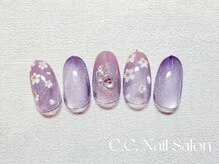 シーシーネイルサロン 池袋(C.C.Nail salon)/春の桜ネイル