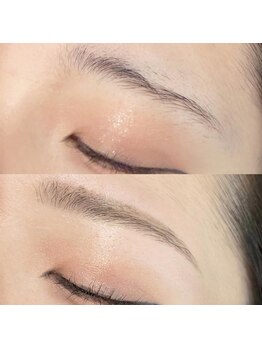 ディーズサロン(D's SALON)の写真/《アイブロウパーマ+ワックス脱毛★導入》似合わせ眉・ナチュラルな仕上がりへ♪